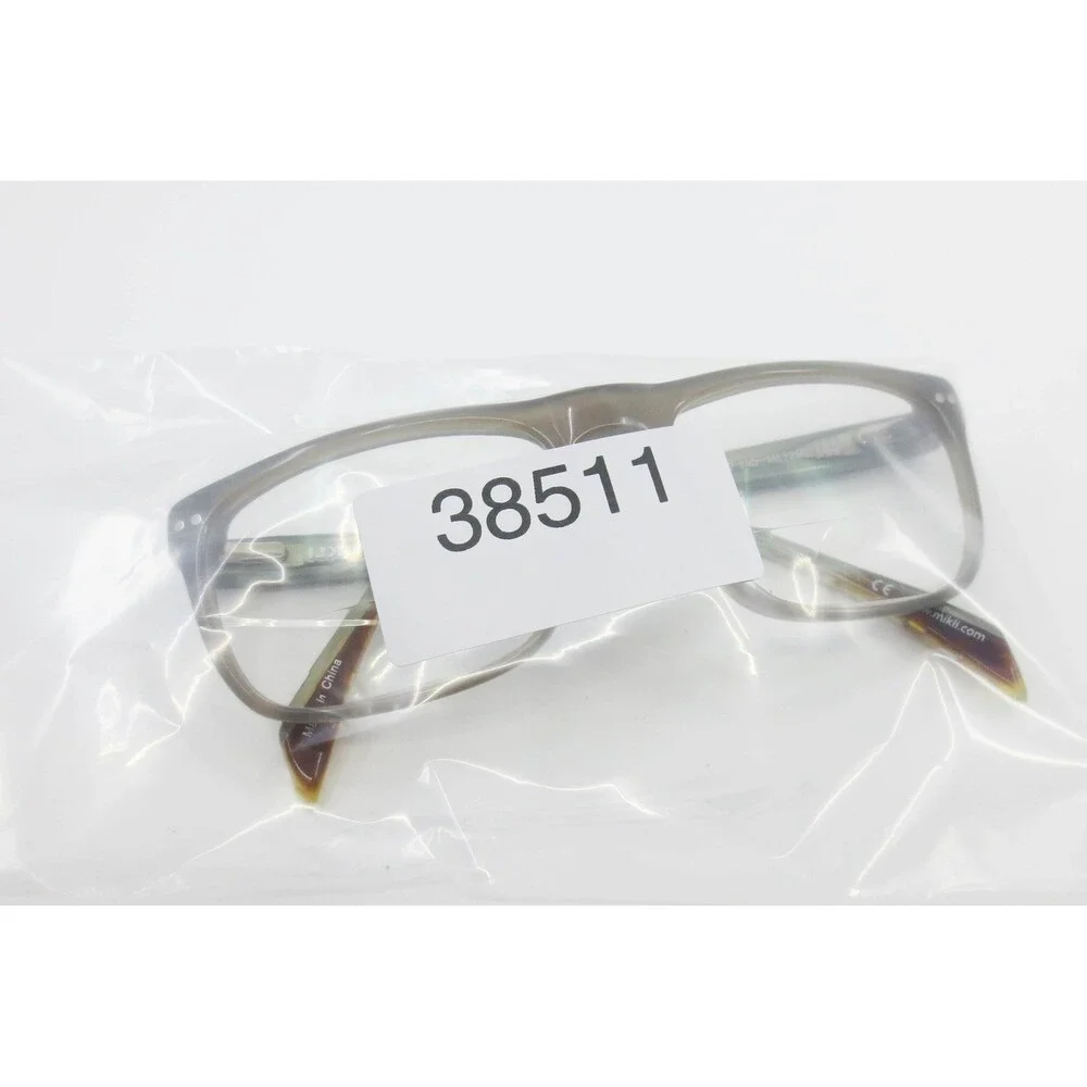 Alain Mikli ML1260 C029 Olive Green Marbled Rectangular Eyeglasses Frames